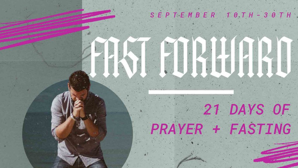 Flyer for Prayer and Fasting at Converge Church